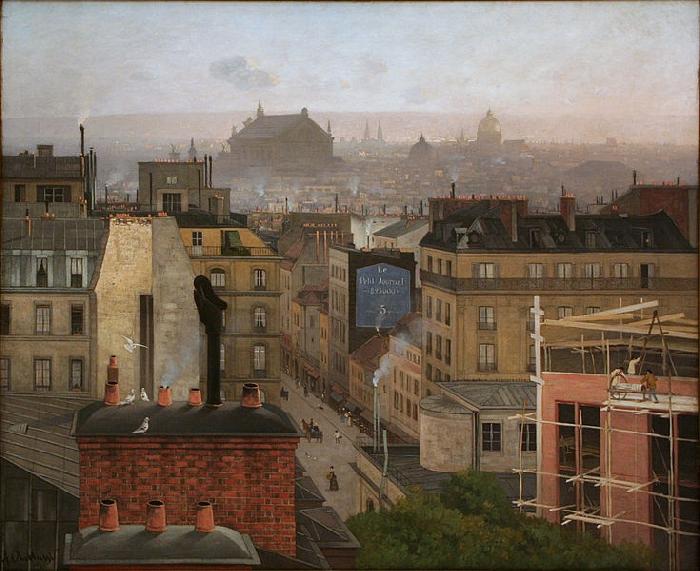 Antonin Chittussi Paris as Viewed from Montmartre oil painting image